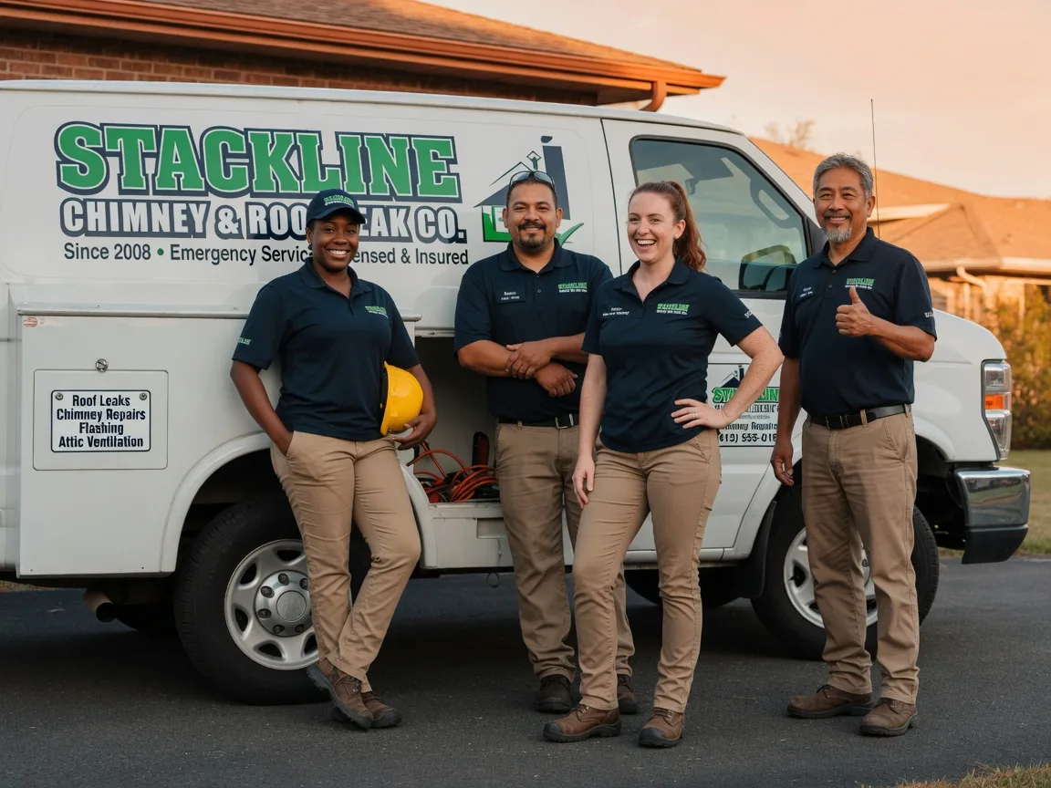 Chimney flashing repair company in Buena, WA